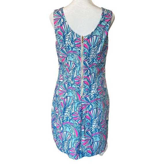 Lilly Pulitzer blue, pink and white multi vibrant 
Sleeveless Dress - Picture 3 of 7